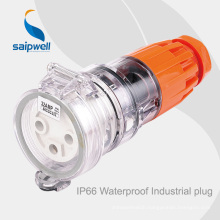 SAIP High Quality IP66 2P+E/32A/250V Australian male female plug and socket with CE, ROHS